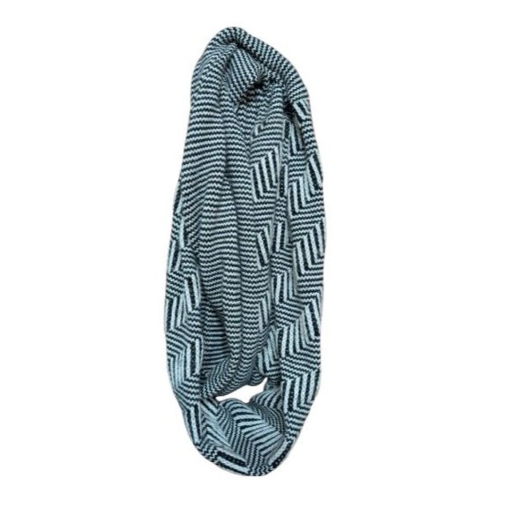 Vince Camuto Scarf Infinity Black and White Dual Pattern